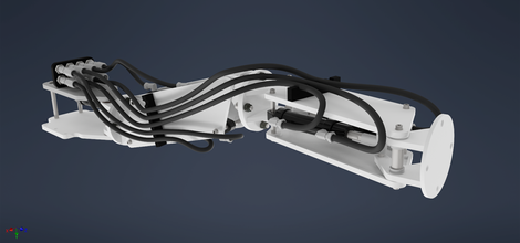 Hydraulic Arm rendering