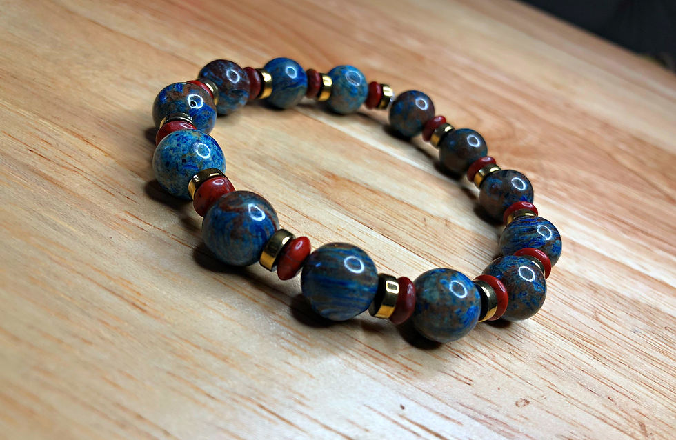 Blue Agate Nature Bracelet