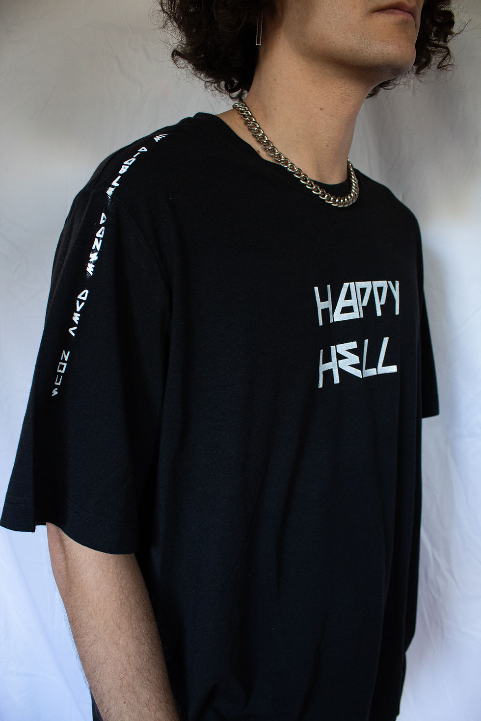 Thumbnail: Happy Hell triple print Tee
