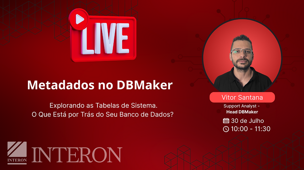 🔴 LIVE: Metadados no DBMaker - Explorando as Tabelas de Sistema.