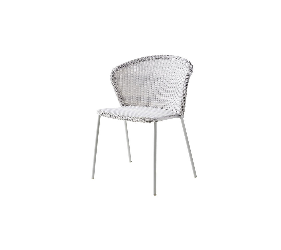 Thumbnail: Lean chair, stackable, Cane-line Weave (5410)