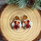 Miniature : 🧸 Boucles d’oreilles hexagonales Ourson de Noël