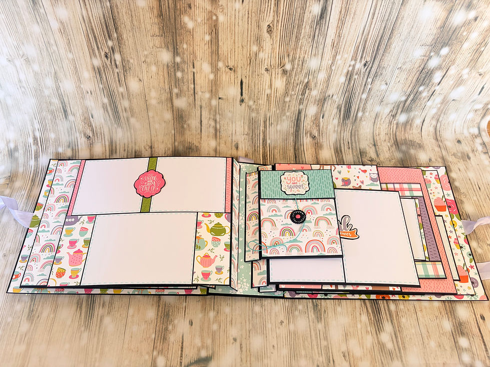 Miniature : 🌈 All About a Girl – Album Scrapbooking Déstructuré ✨💖