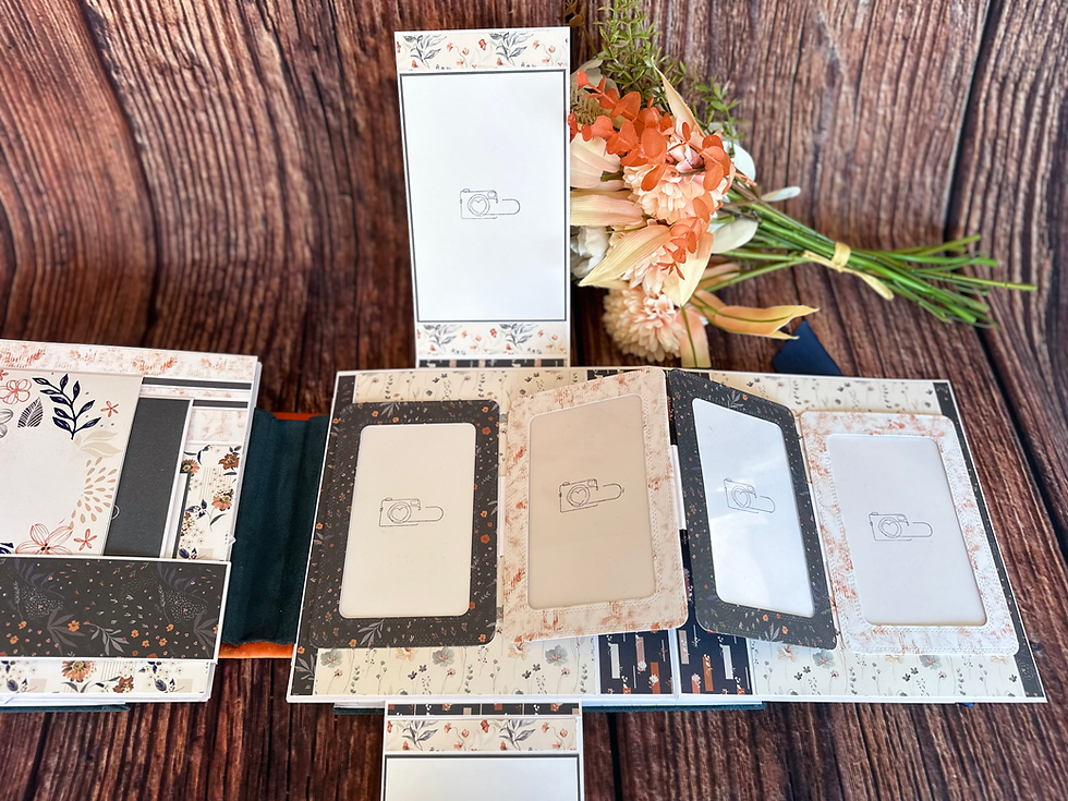 Miniature : Album photo scrapbooking pop-up "Nature Is my Home" création, artisanale