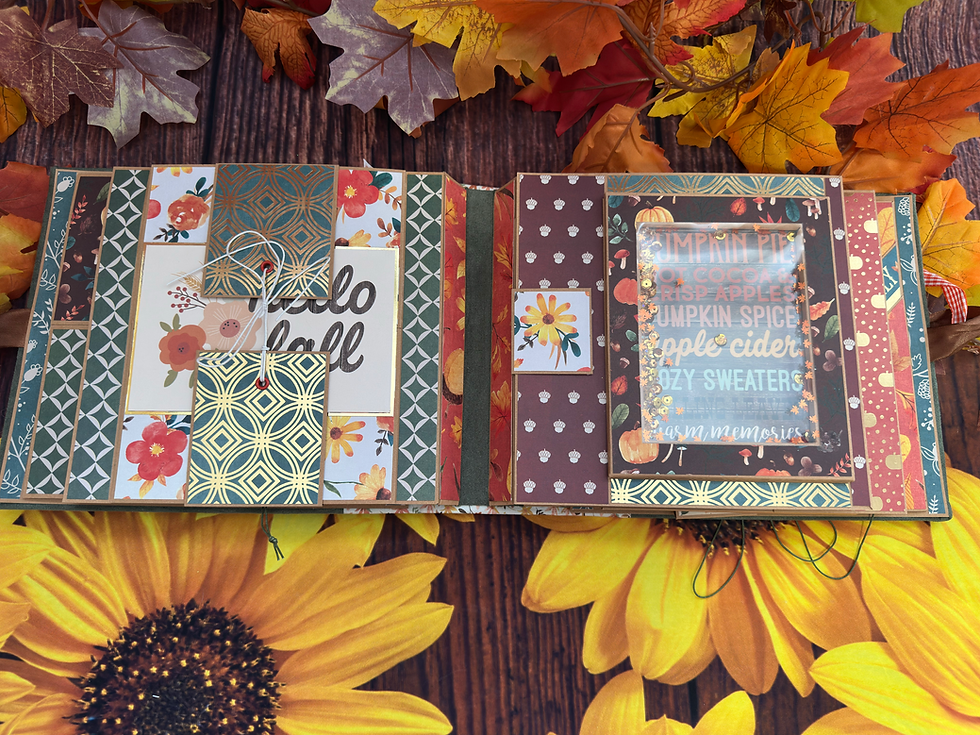 Miniature : Album photo scrapbooking pop-up "Fall Tapestry"