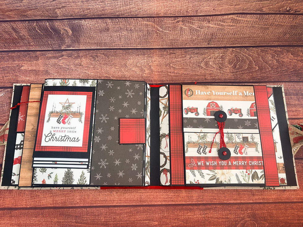 Miniature : Album Scrapbooking Noël – Merry Christmas 🎄✨ Un écrin magique pour vos souvenir
