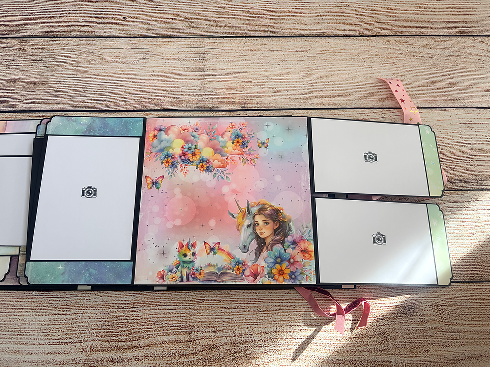 Miniature : Album Scrapbooking Licorne – Univers Magique & Féérique 🦄🌈✨