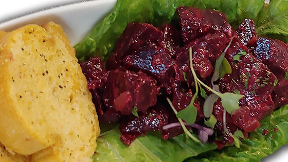 Beet Salad Crostini