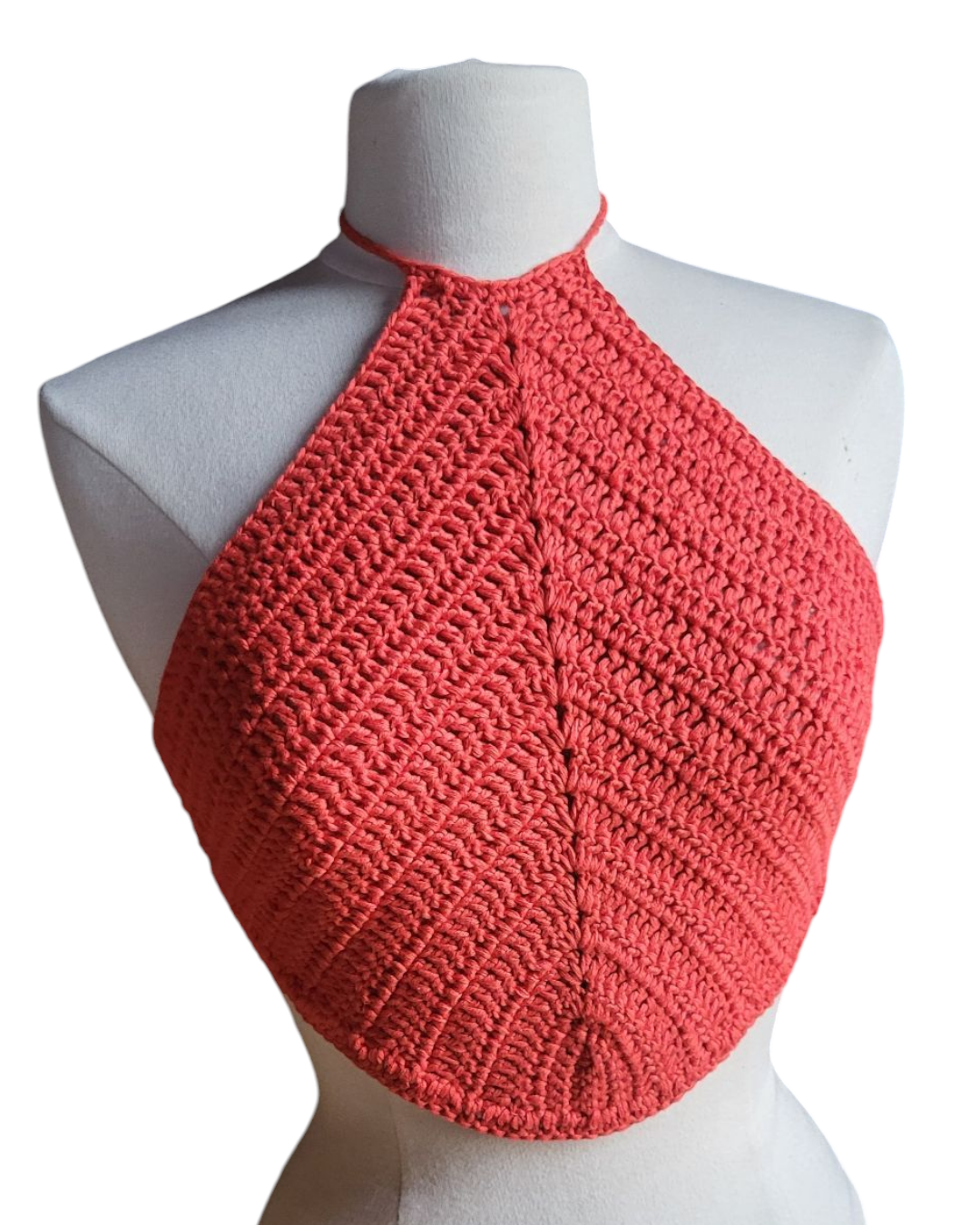 Top en crochet dos nu