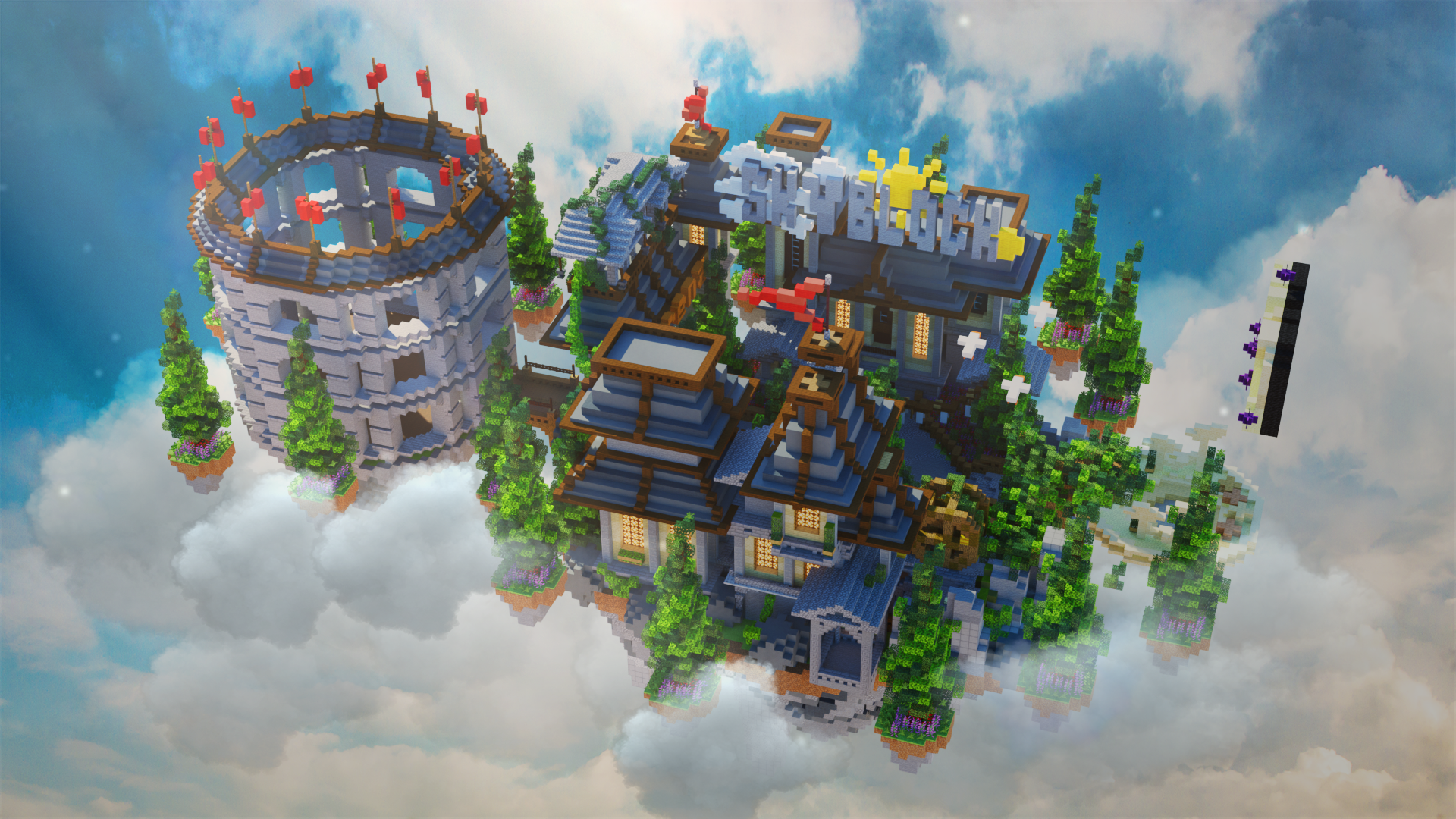 Medieval Skyblock Hub - 150x150
