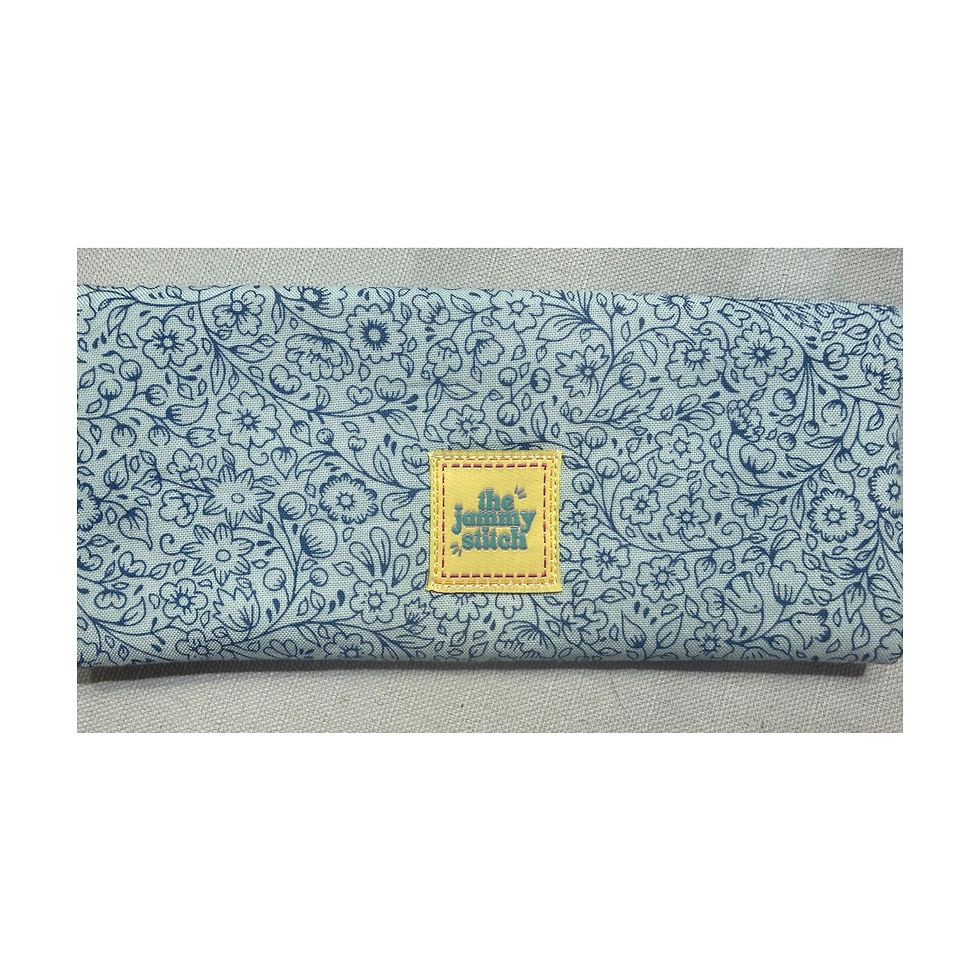 Thumbnail: Pale Blue Paisley Liberty Glasses Case – additional product view