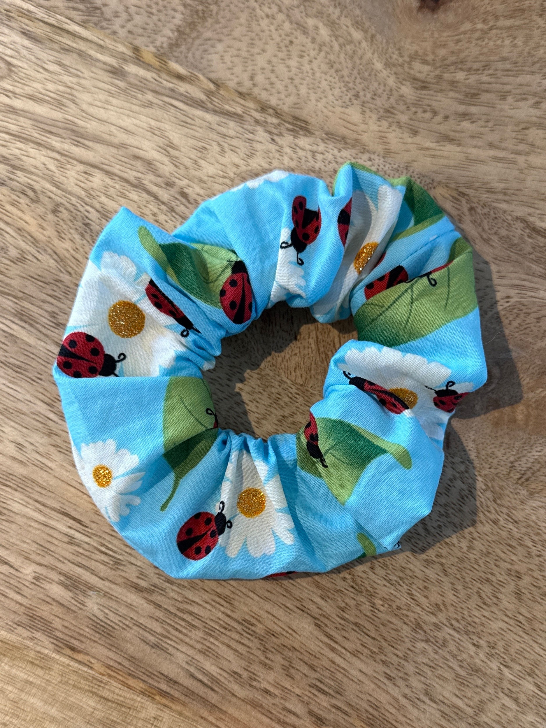 Ladybirds Scrunchie