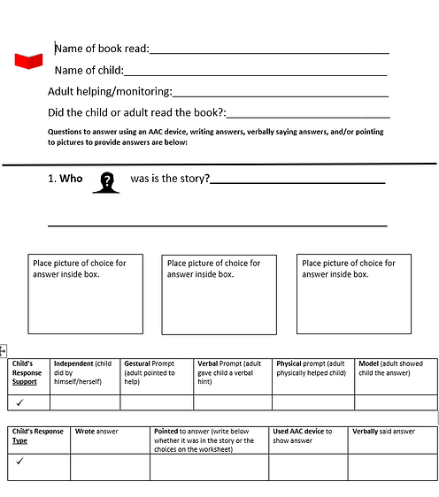 reading comprehension resources accessforsped