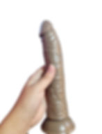DILDO REALISTA SIN TESTICULO SASY CAFÉ