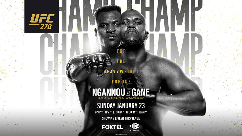UFC 270: Ngannou vs. Gane