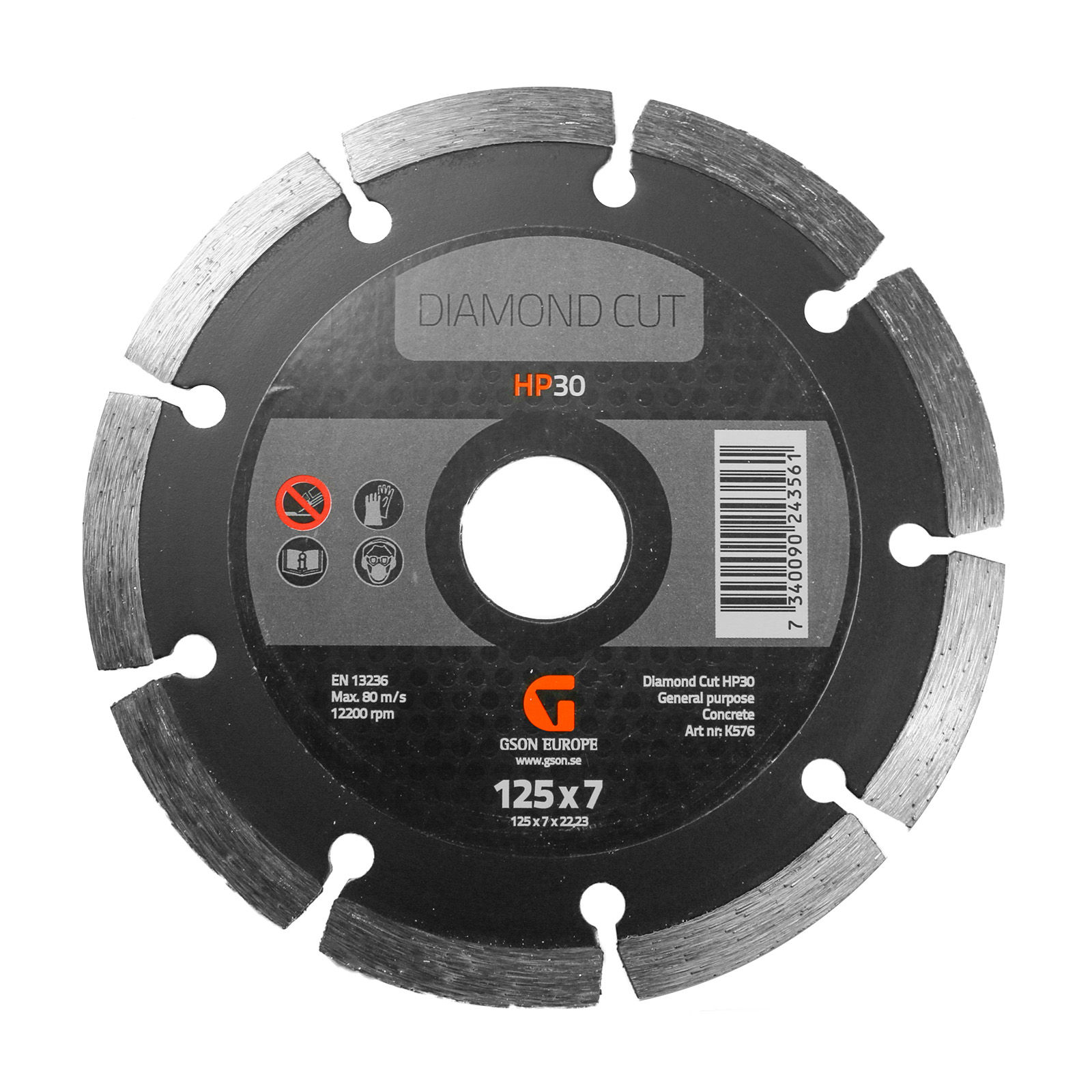 Diamond Cutting Disc HP30 350 x 10 x 25,40 mm