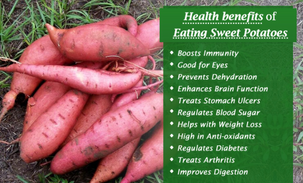Health Benefits of Eating Sweet Potatoes Daily!