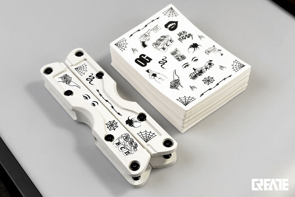 Thumbnail: Marc Moreno "Blister" Sticker Sheet Signature Custom Graphic Frame