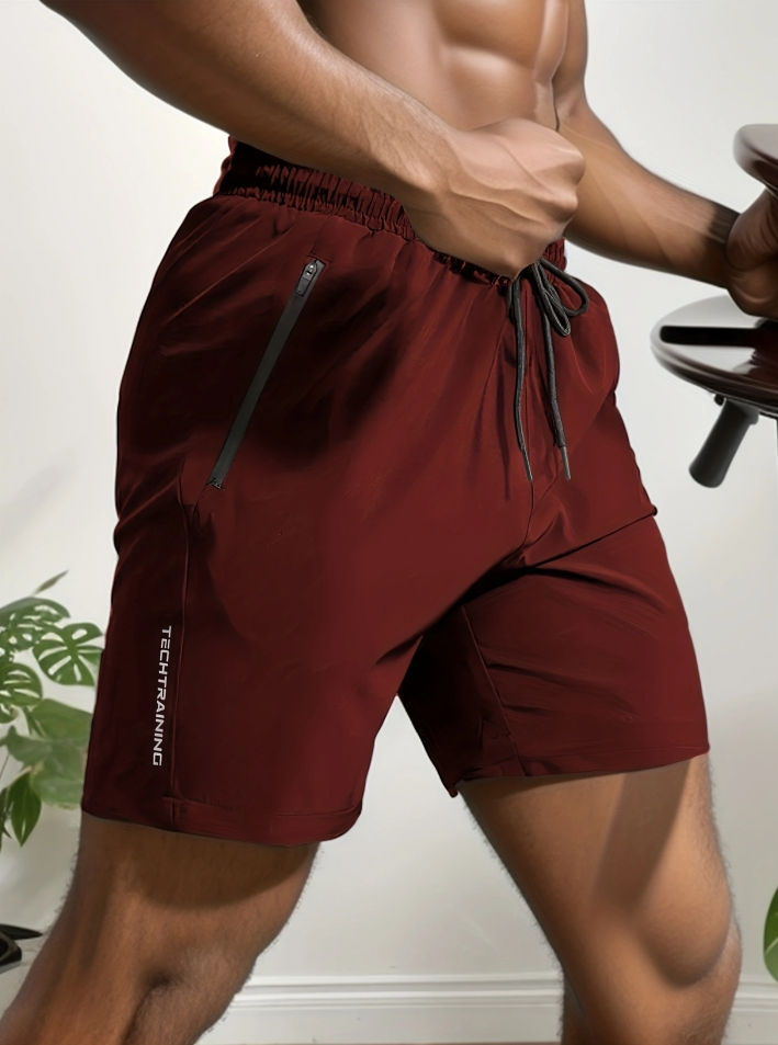 Miniatura: Shorts esportivos masculino.