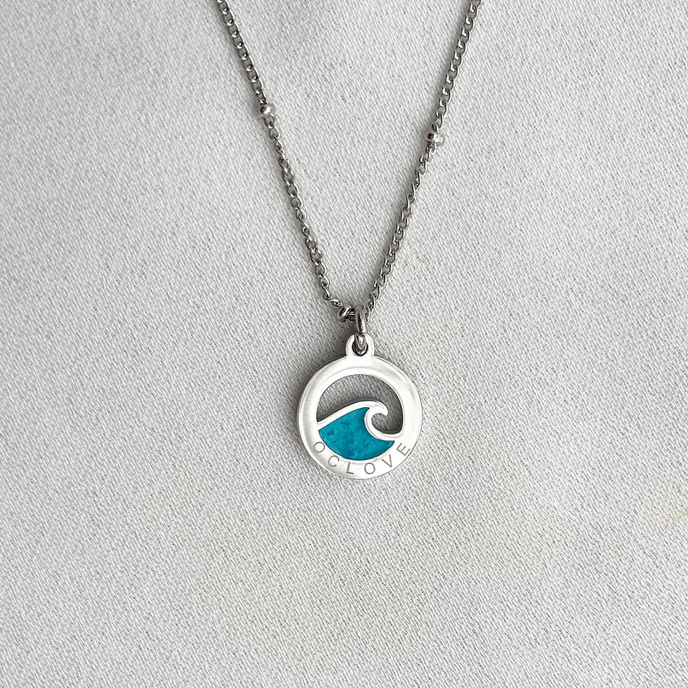 Miniatura: Collar Ola Aquamarine - Plastic Free Oceans