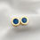 Miniatura: Pendientes circle Sea Sapphire - Plastic Free Oceans