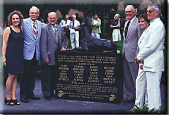 Marine War Dog Memorial Located at the Vet School on UTK's Campus