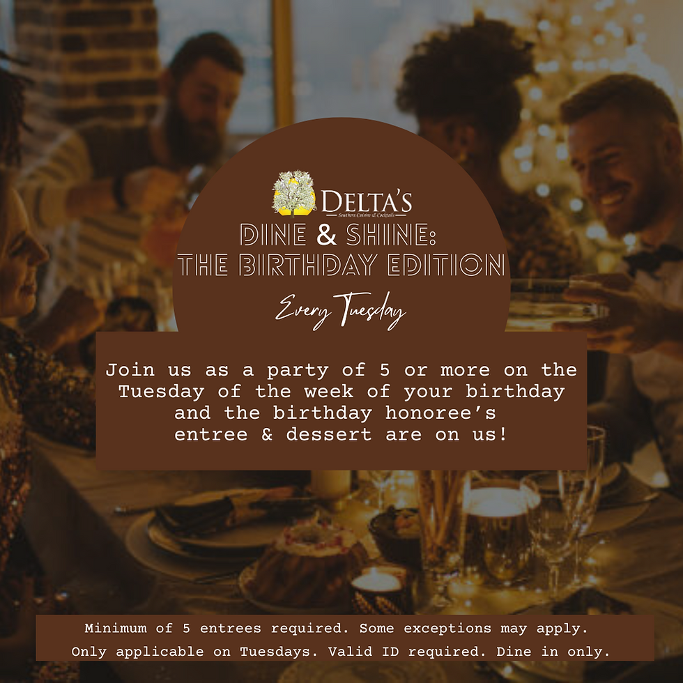 Dine & Shine: Birthday Edition