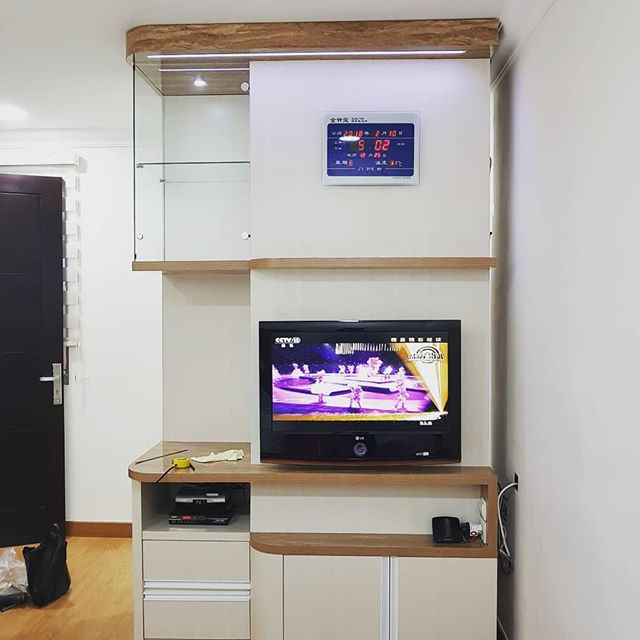 wardrobe + TV cabinet_ _yes ,we can bui