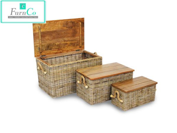 Zazu Ratten basket 3 piece set