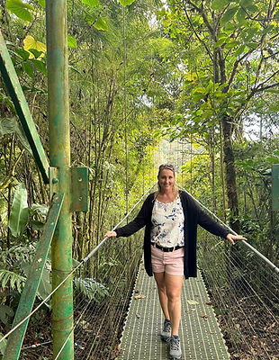 Geneviève au Costa Rica