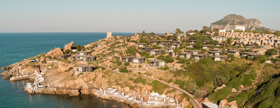 Vue d’ensemble du Club Med Cefalù perché sur la côte nord de la Sicile