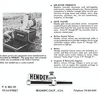 Display of historic Hendey machinery and water meters highlighting the evolution of the family’s manufacturing history.