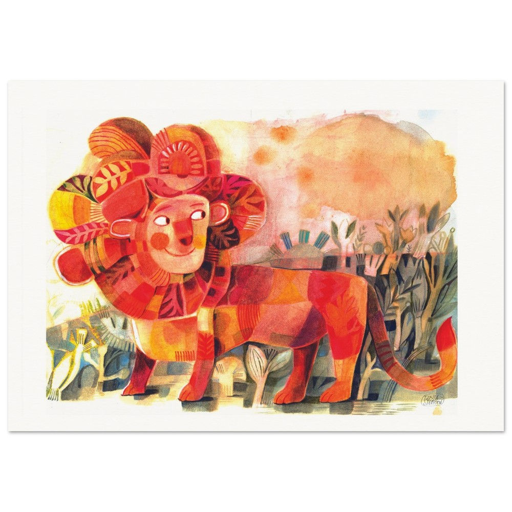 Aslan Poster aus mattem Papier in Museumsqualität