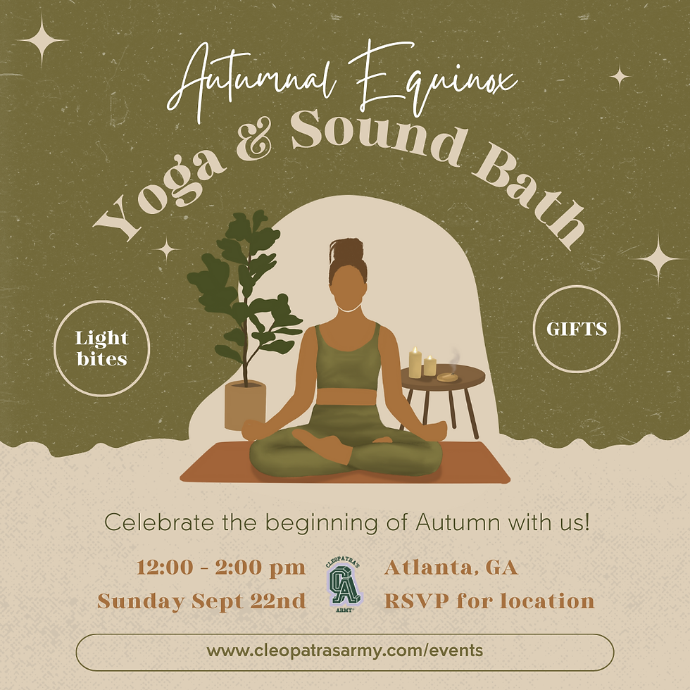 Autumnal Equinox Yoga + Sound Bath (ATLANTA)
