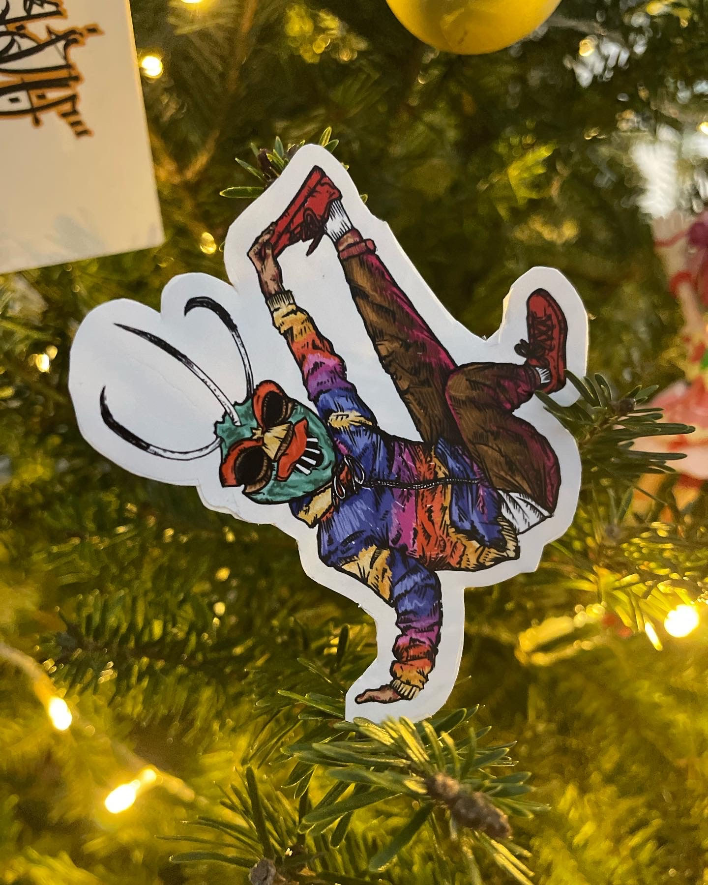 "B-Boy Vejigante" stickers