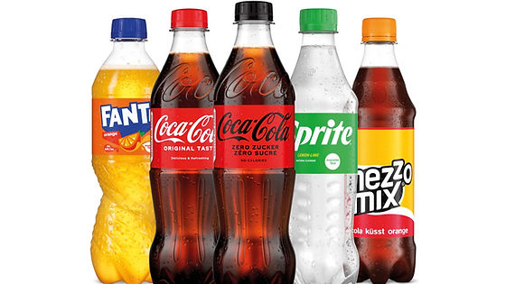 SOFTDRINKS, pro 5dl Flasche Fr. 4.--