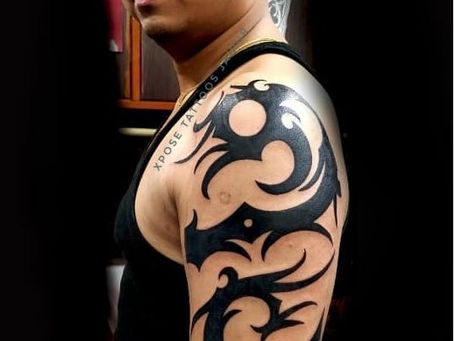 Tribal sleeve in progress