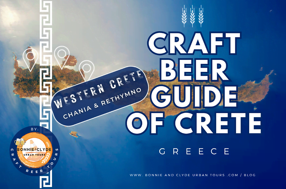 craft beer guide of West Crete greece chania rethymno