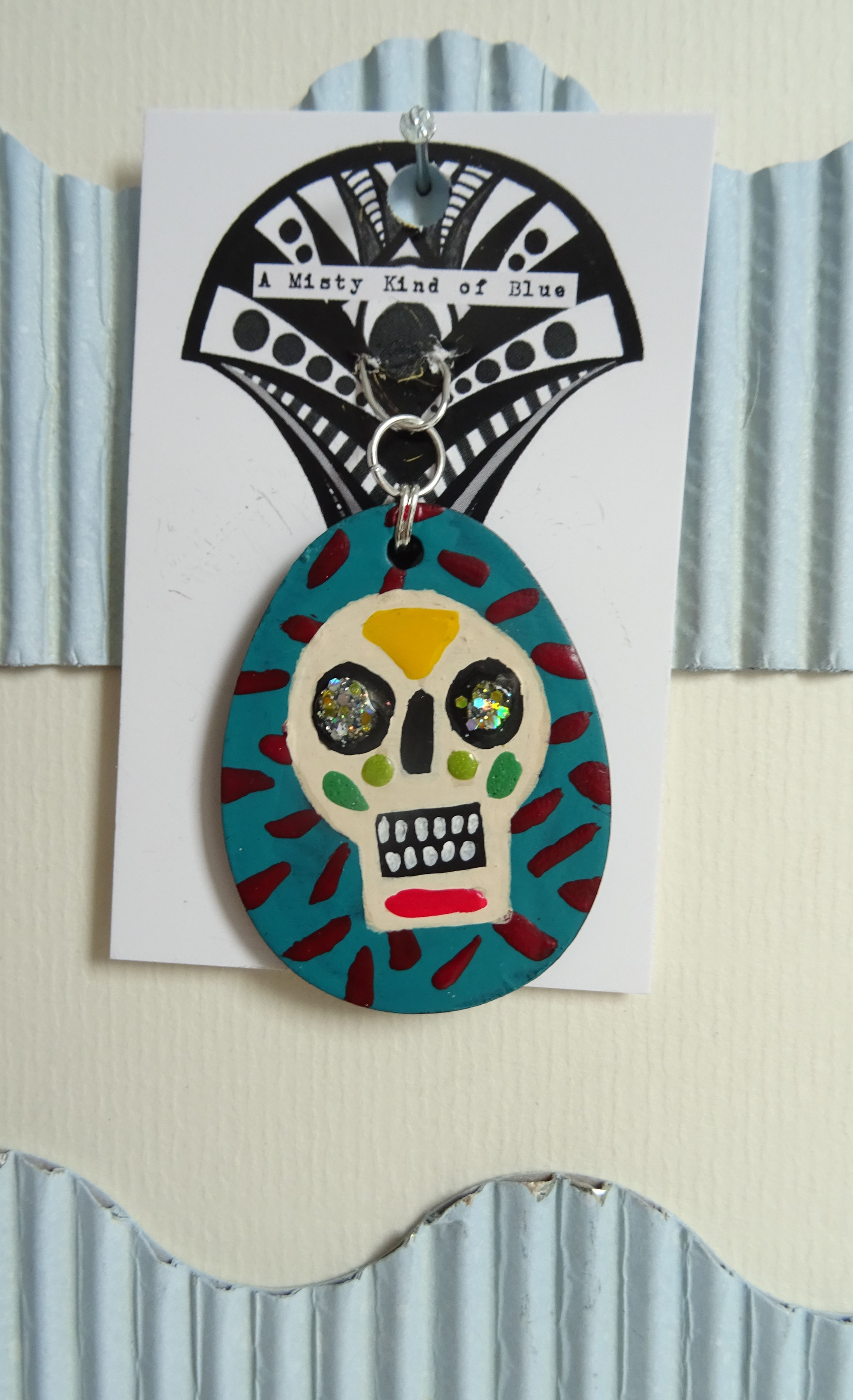 Sugar Skull Necklace Pendant 22