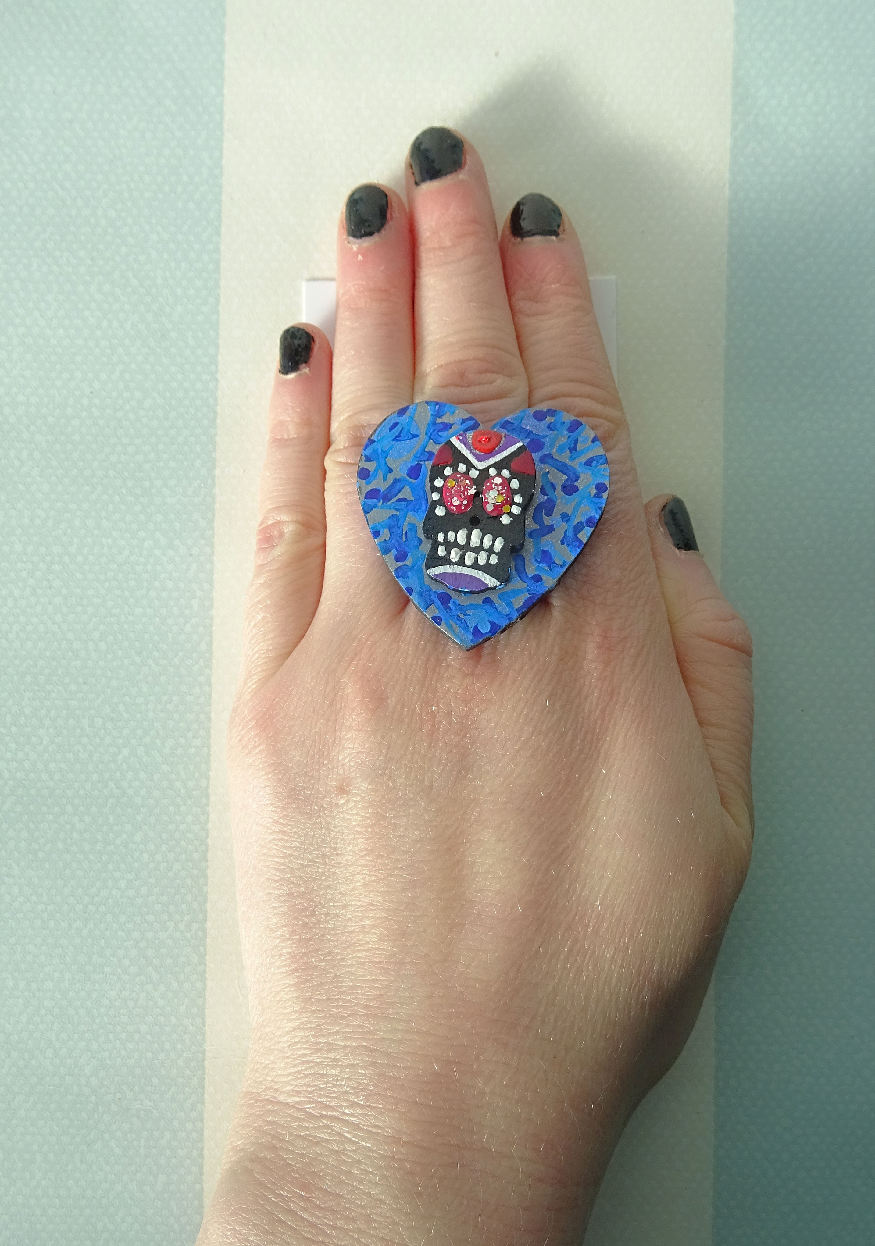 Sugar Skull Ring 8