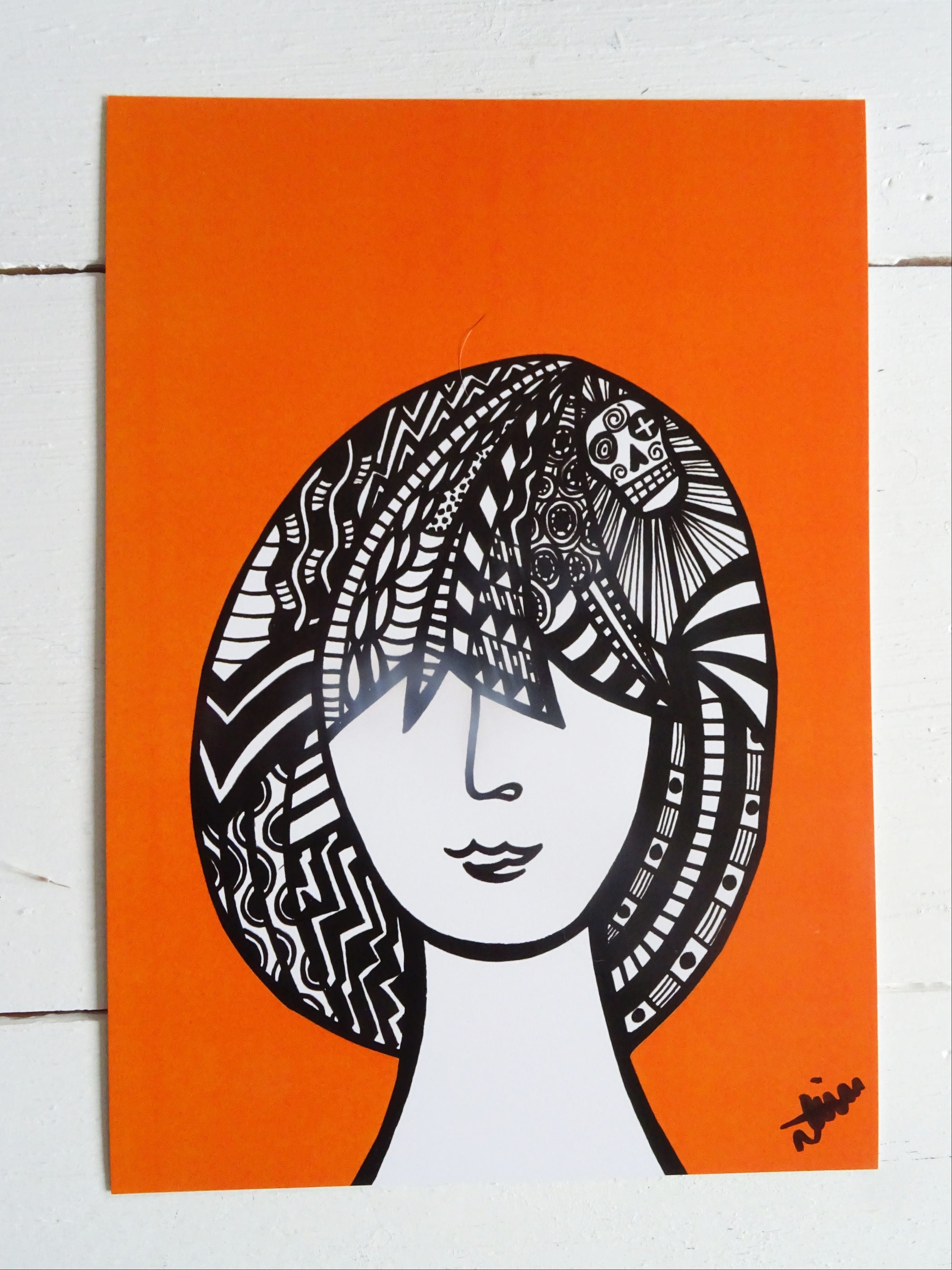 Art Card Hey Girls Halloween 1