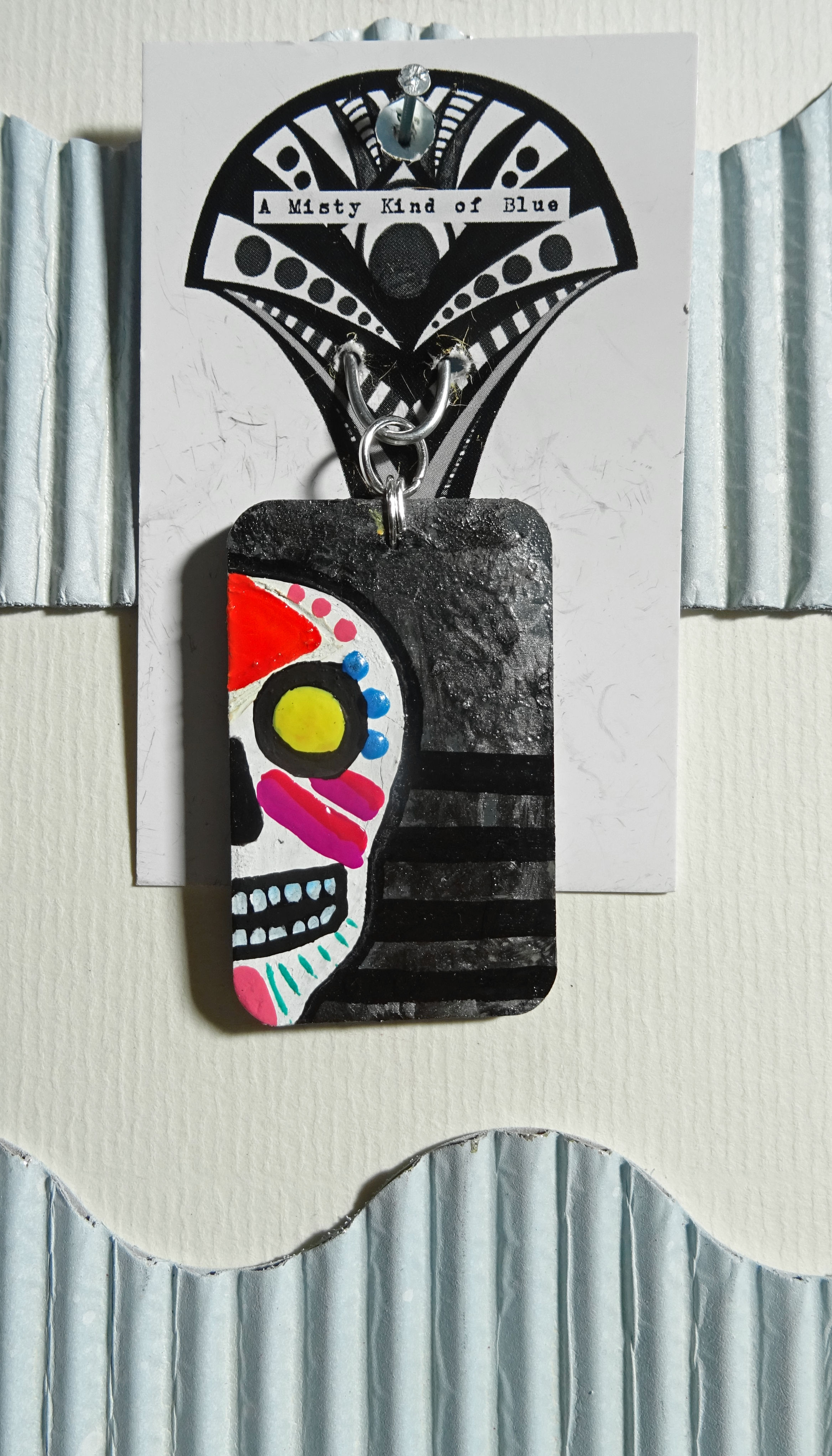 Sugar Skull Necklace Pendant 14
