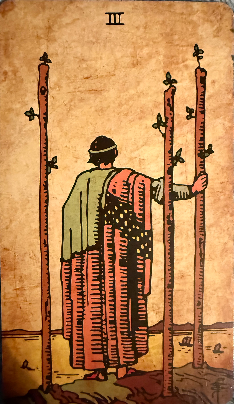 3 Of Wands - Opportunities are expanding, giving you the confidence to plan ahead and take action toward your goals, aligning with Leo’s forward-moving fire.