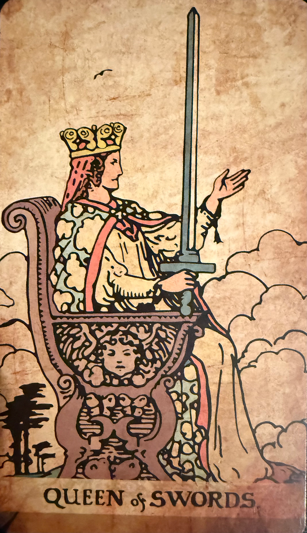 Queen of Swords - Step into decisive power, cutting ties with what holds you back and leading with clarity and intellect during this empowering season.