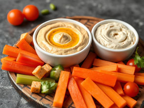 Hummus with Veggie Dippers