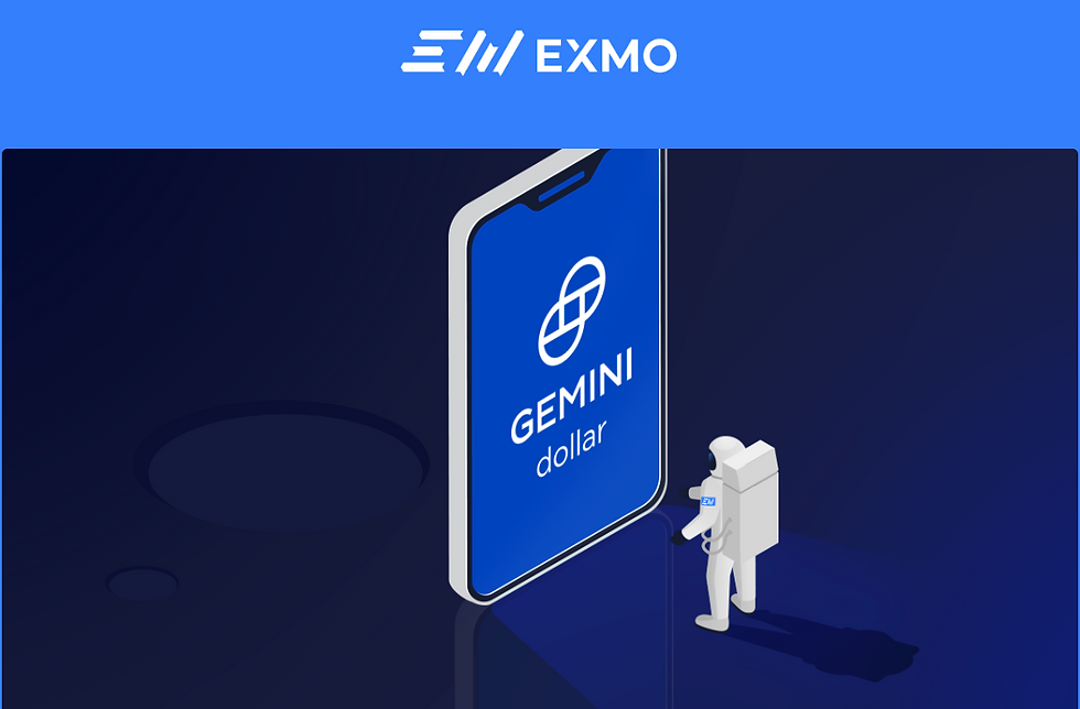 gemini dollar listed on exmo