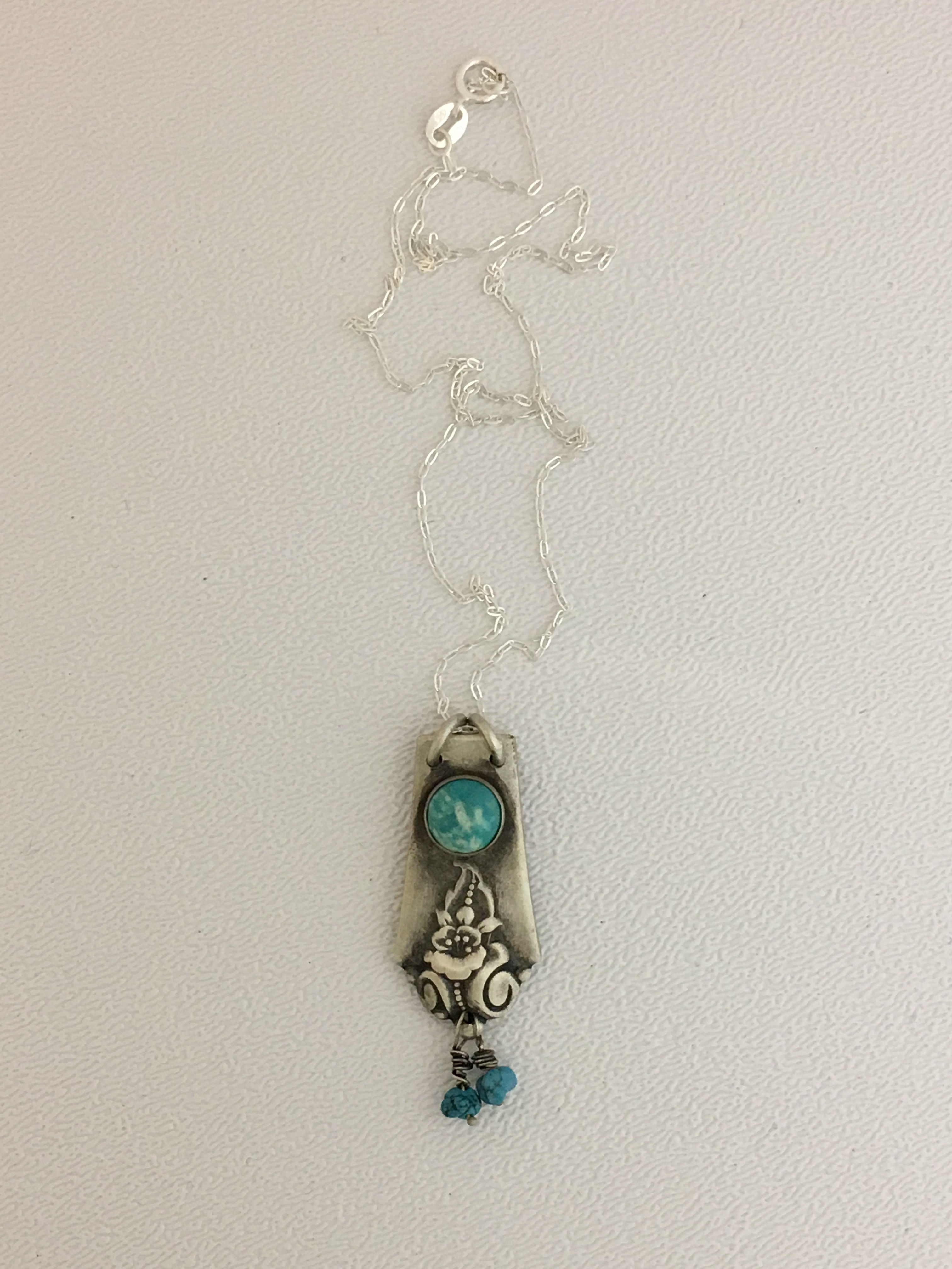 925 & Turquoise 16" Necklace