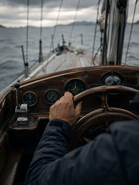 Gouvernail évoquant le pilotage financier après une acquisition d’entreprise.
