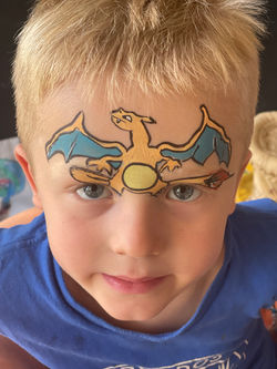 Dragon facepainting