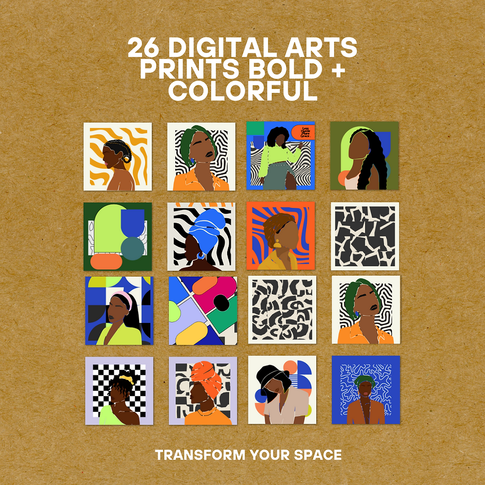 Thumbnail: COLOR HER BOLD WALL ART COLLECTION